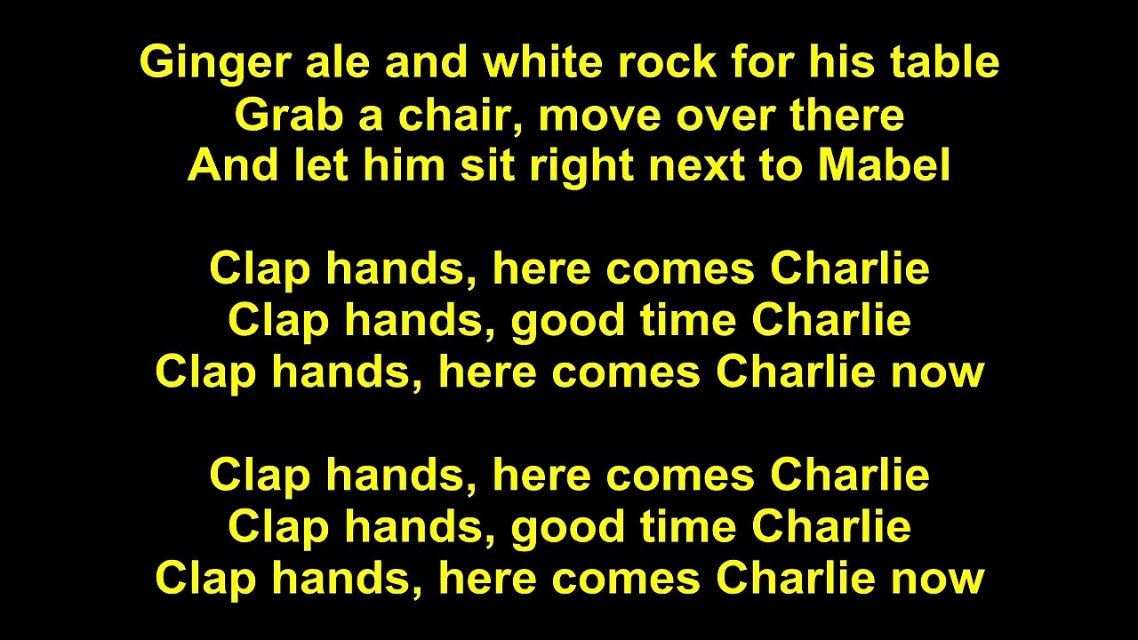 Ella Fitzgerald – Clap Hands Here Comes Charlie! Lyrics