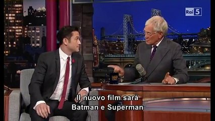 Joseph Gordon Levitt al David Letterman 11 09 2013 (sub ita)