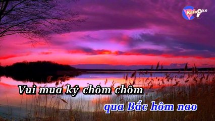 Chôm Chôm Lý Qua Phà - Karaoke HD [Beat Chuẩn] - (1080p)