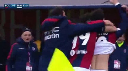 Mattia Destro Goal Bologna 3 - 2 Sampdoria Serie A 31-1-2016