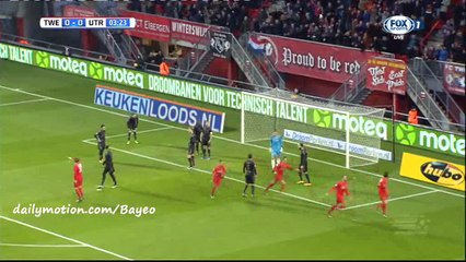 Uvini Bruno Goal HD - Twente 1-0 Utrecht - 31-01-2016 Eredivisie
