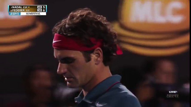 Nadal VS Federer - Australian Open 2014 - Semi-Final - Full Match HD_78
