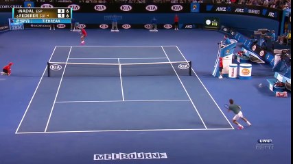 Nadal VS Federer - Australian Open 2014 - Semi-Final - Full Match HD_86