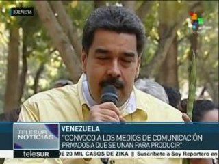 Convoca Maduro a medios privados para difundir valores en Venezuela
