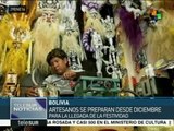 Bolivia: artesanos ultiman detalles rumbo al Carnaval de Oruro