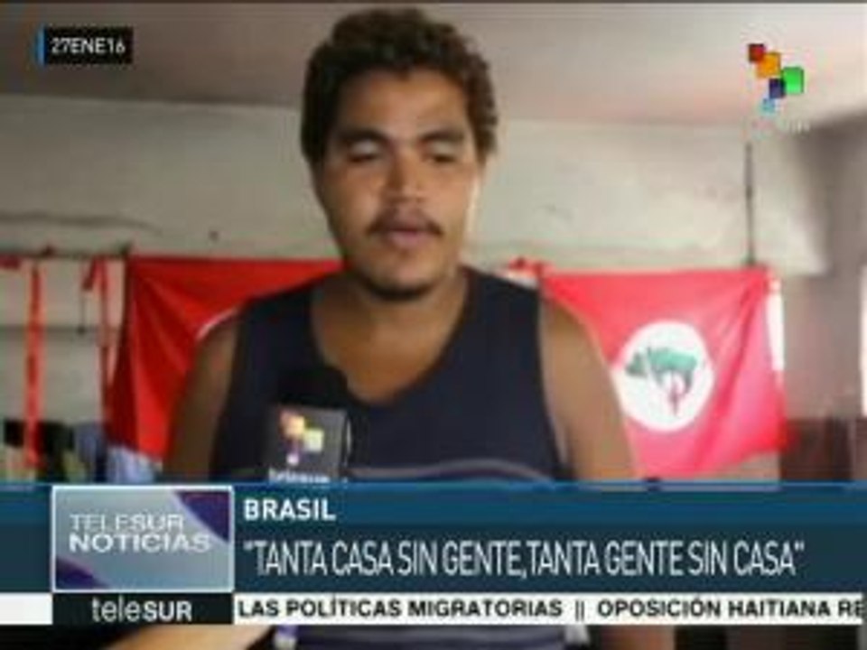Brasil: organizaciones sociales ocupan edificio público en disputa