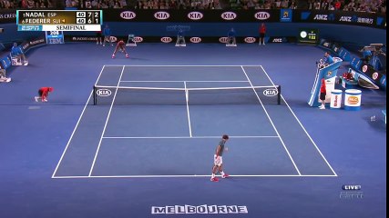 Nadal VS Federer - Australian Open 2014 - Semi-Final - Full Match HD_133