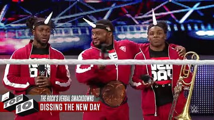 The Rock’s Best Verbal Smackdowns  WWE Top 10