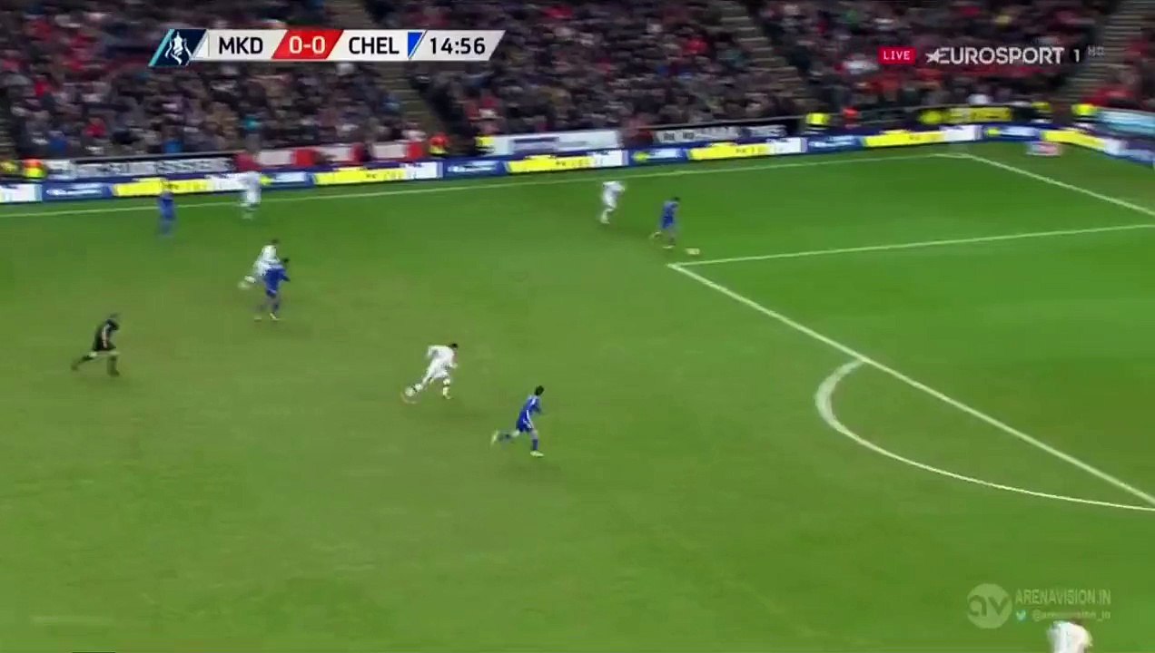 Oscar Goal HD - MK Dons 0-1 Chelsea 31-01-2016 HD FA Cup