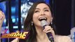 It's Showtime: Mariel sings a few lines from 