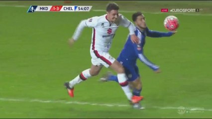 1-4 Eden Hazard Penalty Goal HD - Milton Keynes Dons v. Chelsea 31.01.2016 HD