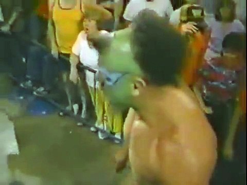 The Missing Link in action Championship Wrestling Aug 3rd, 1985