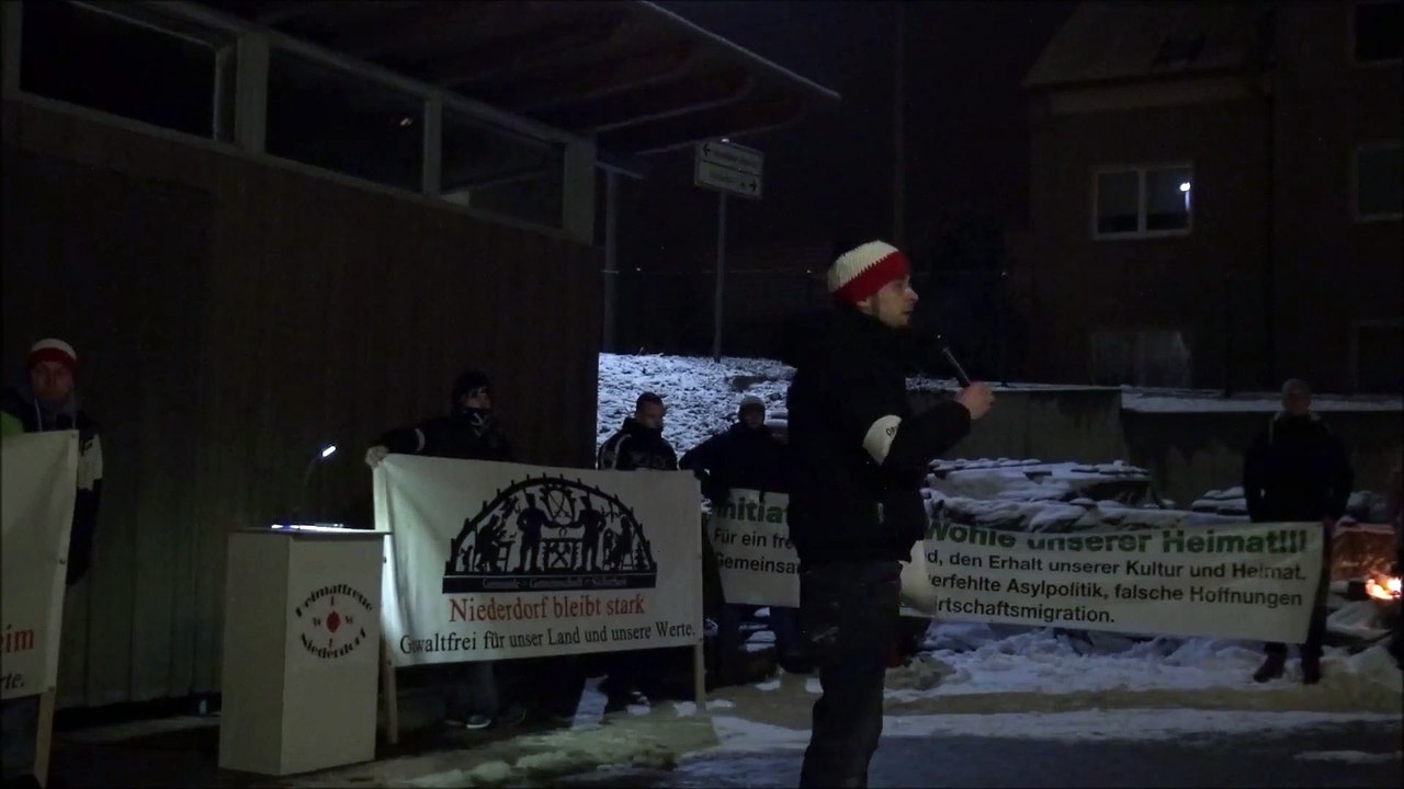 Kundgebung in Niederdorf 15.01.2016