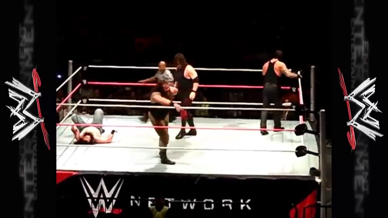 The Undertaker & Kane vs Luke Harper & Braun Strowman _ WWE Live from Monterrey 2015