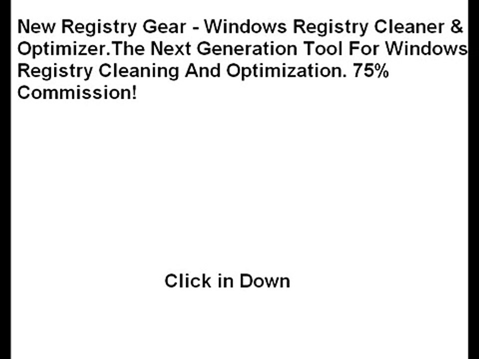 New Registry Gear   Windows Registry Cleaner & Optimizer The Nex