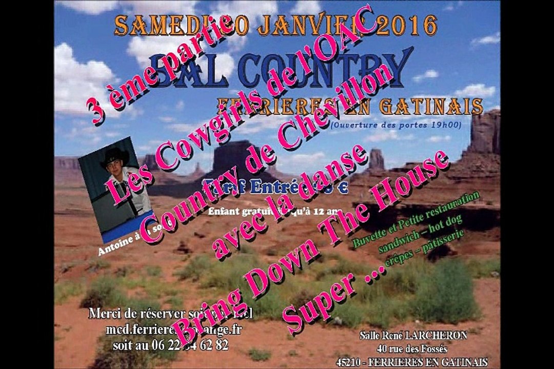 Bal de Férrières 30 janvier 2016 animé par Antoine