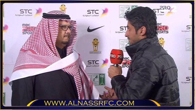 تصريح الامير فيصل بن تركي بعد مباراة الشعله