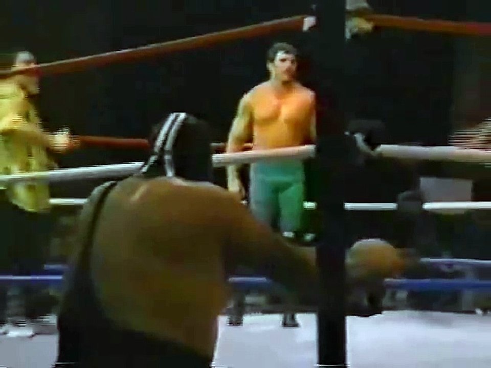 Super Machine in action   Championship Wrestling Aug 16th, 1986