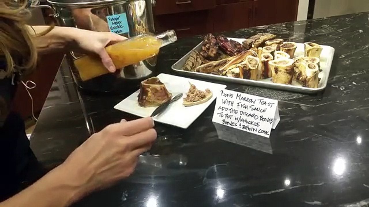 Bone broth stock