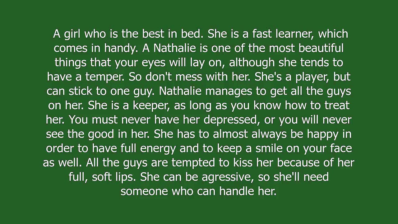Nathalie meaning and pronunciation