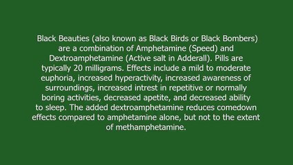 black beauties meaning and pronunciation