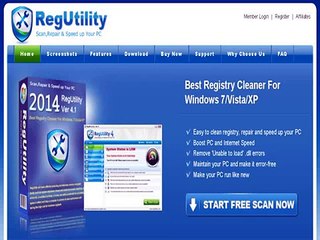 Regutility - Best Registry Cleaner For Windows 7vistaxp