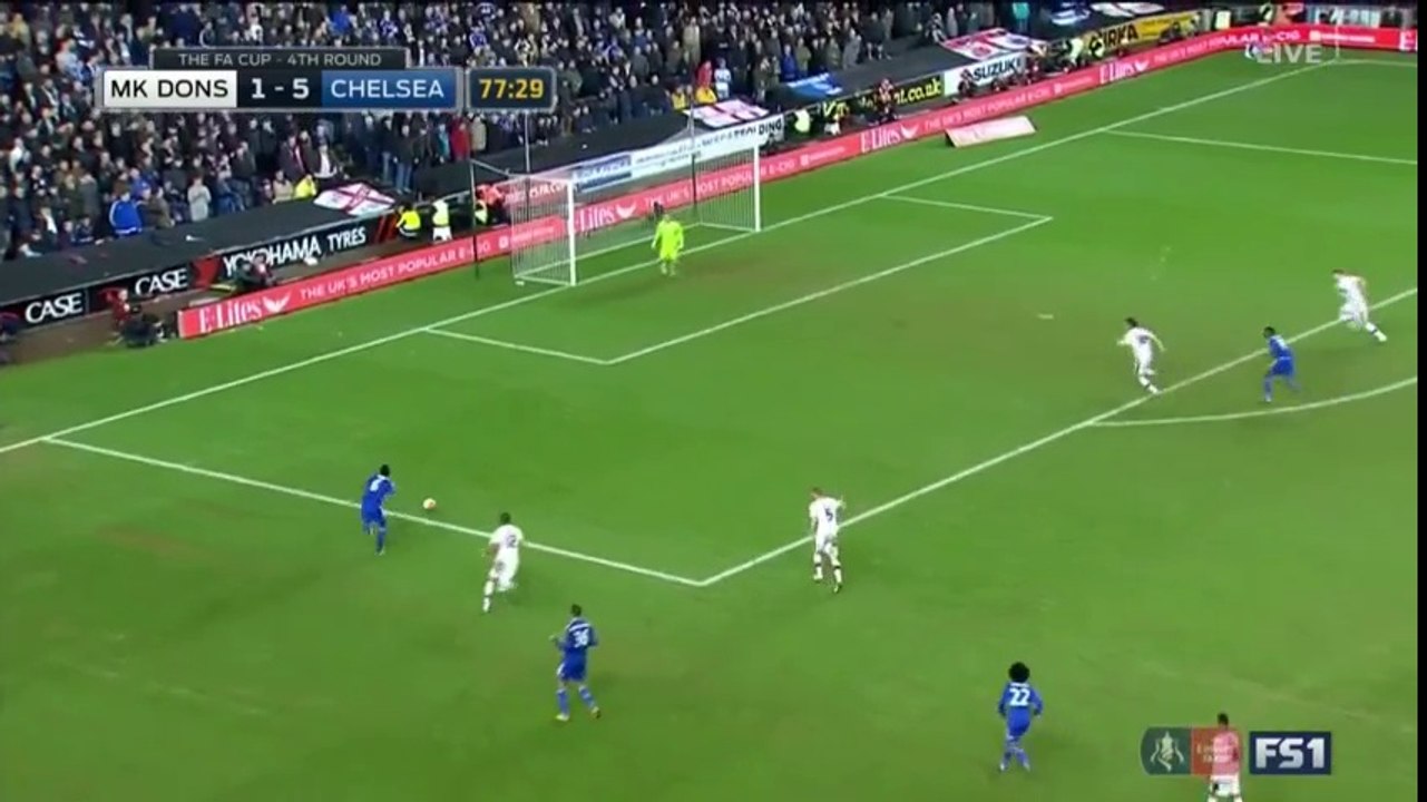 Milton Keynes Dons 1 - 5 Chelsea All Goals and Full Highlights 31/01/2016 - FA Cup