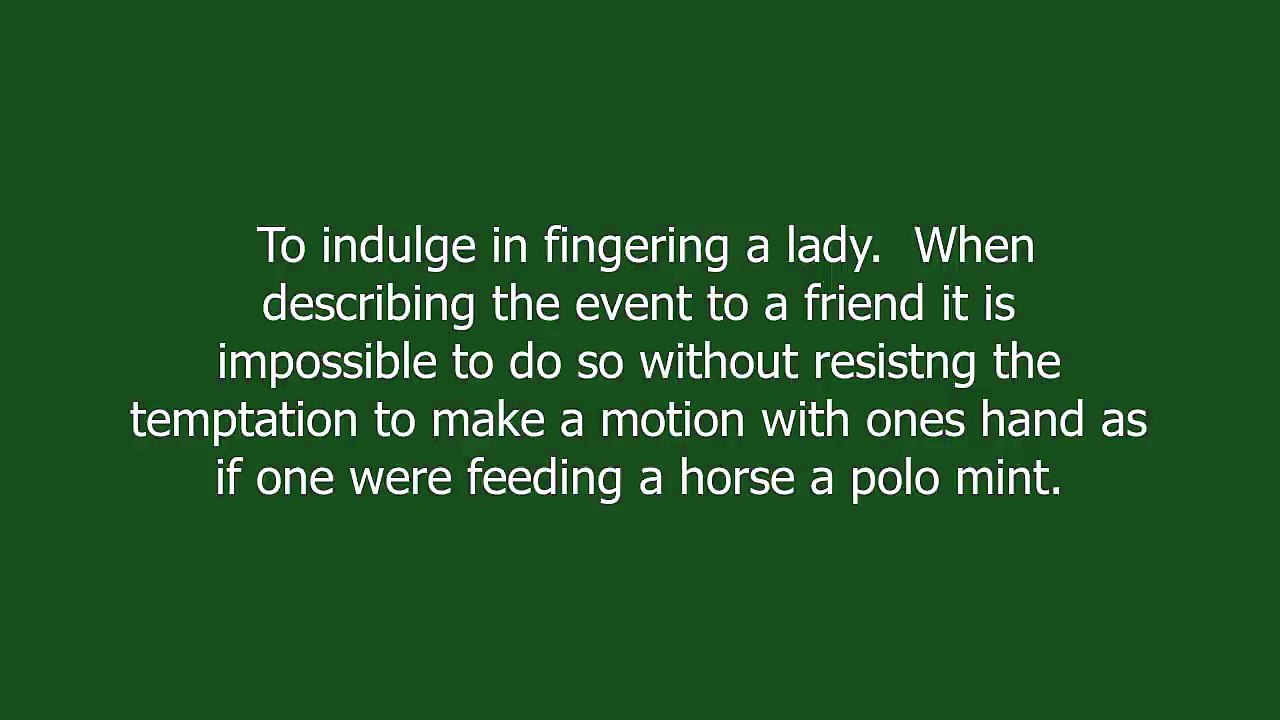 feed the horse meaning and pronunciation