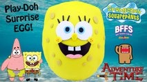 GIANT SpongeBob SquarePants Play Doh Surprise Egg | BFFs, SpongeBob Blind Bags, Domo