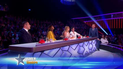 David gets up close and personal with Simon | Semi-Final 2 | Britain\'s Got Talent 2015