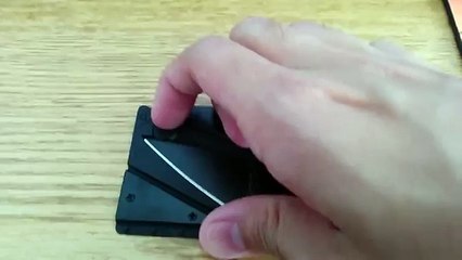 Credit Card Knife from BrandAid setup