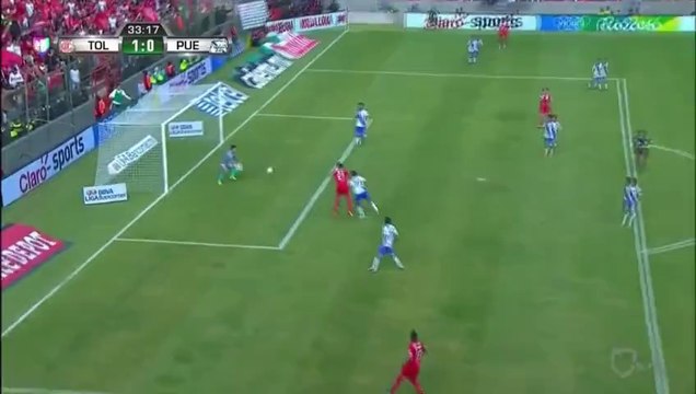 1-0 Enrique Triverio Goal - Mexico Primera Division Clausura - 31.01.2016, Deportivo Toluca 1-0 Puebla FC