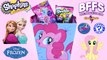 GIANT My Little Pony Easter Basket SURPRISE | BFFS MLP Fash'ems Mystery Minis Frozen Fashems