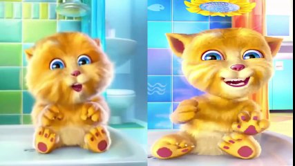 Are You Sleeping Funny Cat Talking Ginger ~ Nursery Rhymes ~ Kids song