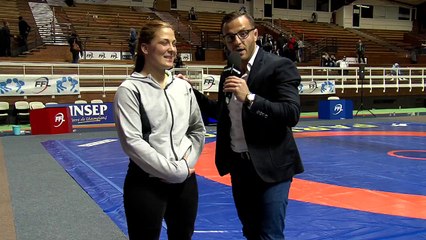 Interview Cynthia Vescan - Lutte Tournoi International de Paris