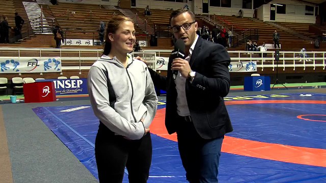 Interview Cynthia Vescan - Lutte Tournoi International de Paris