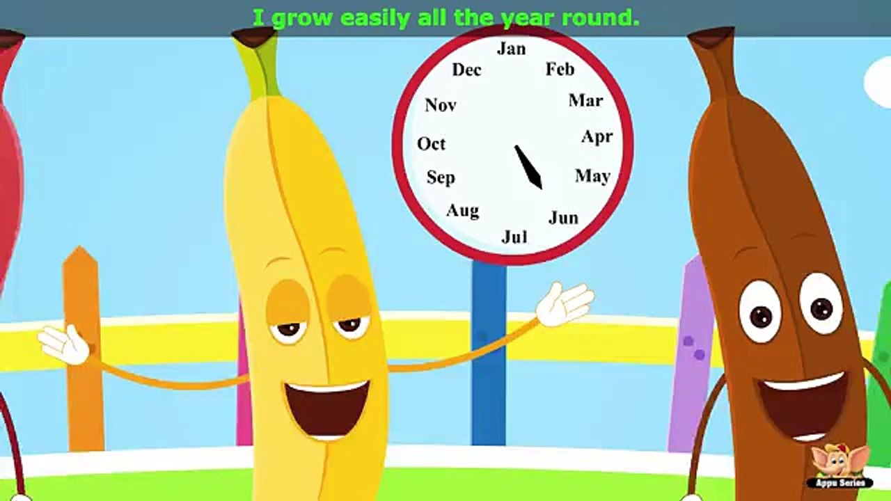Banana Fruit Rhyme for Children