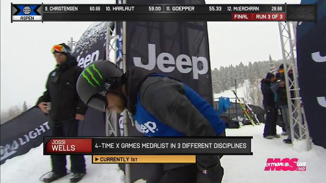 X Games - Slopestyle Ski - Première médaille d'or pour Jossi Wells