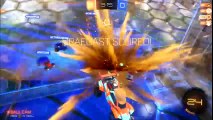 OneTwoFree Let's Play Rocket League Multiplayer LUCKY GOAL