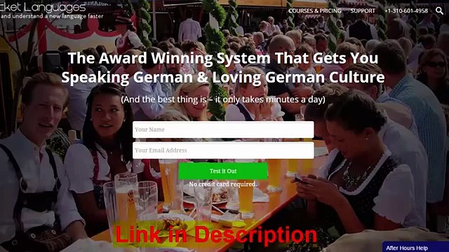 Learn German With Rocket German - Speaking German and Loving German Culture