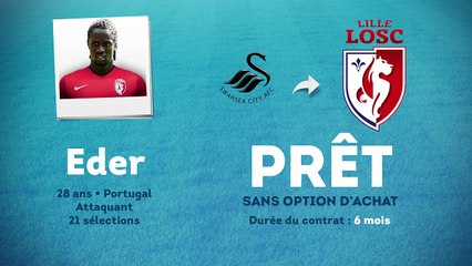Officiel : le LOSC accueille Eder en prêt