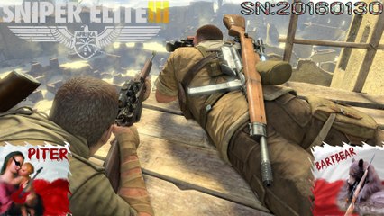 SNIPER ELITE 3 - CO-OP with PiterTomiki - SIWA OASIS   KASSERINE PASS