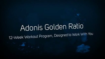Copy of Adonis Golden Ratio Program by John