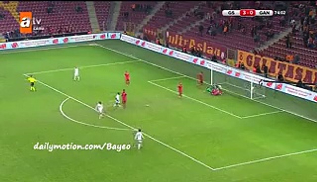 Habib Habibou Goal HD - Galatasaray 3-1 Gaziantepspor - 31-01-2016 Turkish Cup - Play Offs