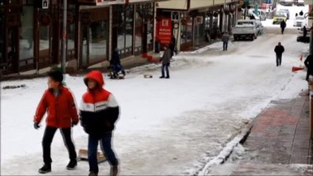 Çoruh Nehri'nde Aranan Atakan Zor'un Kaybolmadan 2 Gün Önceki Kızakla Kayarken Görüntüleri