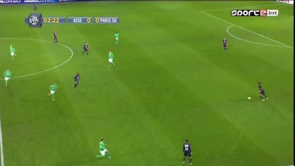 Zlatan Ibrahimović Super 1 on 1 Chance - Saint Etienne v. Paris Saint Germain 31.01.2016