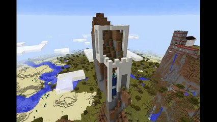 Minecraft Timelapse - Marble Spine Tower