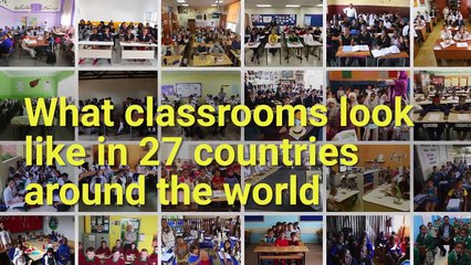 What a classroom looks like in 27 different countries around the world