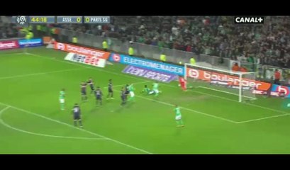 Moustapha Bayal Sall big chance ~ Saint Etienne vs PSG