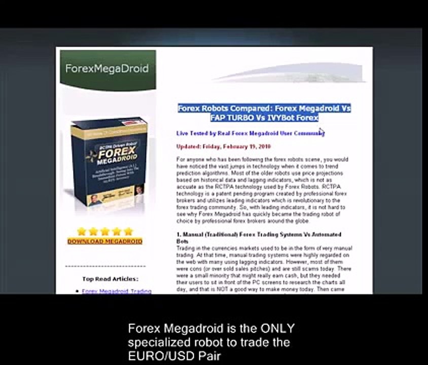 Best Forex Robot Forex Megadroid Review